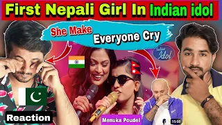 Menuka poudel | Menuka Poudel in Indian idol | Menuka Poudel Indian Idol audition😘