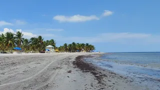 4K Crandon Park Beach , Key Biscayne , Miami Florida September 7th 2022
