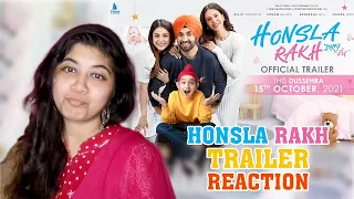 Honsla Rakh Trailer Reaction | Diljit Dosanjh, Shehnaaz Gill, Sonam Bajwa | Tania