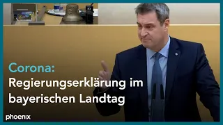 Bayern: Regierungserklärung von Markus Söder