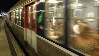 Old And New Transilien trains in Paris