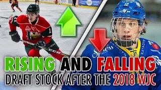 RISING AND FALLING DRAFT STOCK FROM THE 2018 WJC - 2018 NHL DRAFT (Dahlin, Zadina, Tkachuk..)