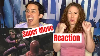 Injustice Gods Among Us All Super Moves Reaction