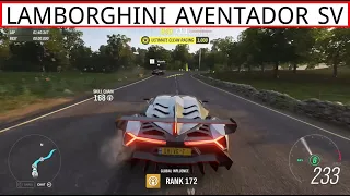 Forza Horizon 4 Lamborghini Aventador SV (Logitech G920 Steering Wheel) Gameplay || Xpert Crash punk