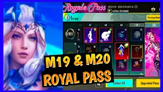 ROYAL PASS M19/M20 | 1 TO 50 RP REWARDS |  ROYAL PASS LEAKS | PUBG/BGMI