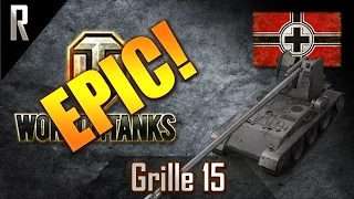 ► World of Tanks - Epic Games: Grille 15 [6 kills, 12150 dmg]