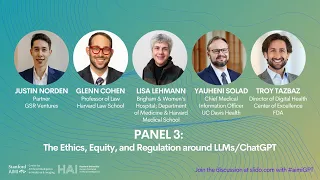 #AimiGPT | Panel 3: The Ethics, Equity, and Regulation around LLMs/ChatGPT