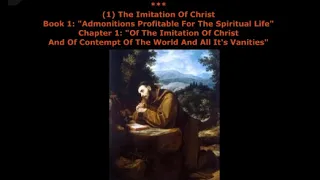 (1) THE IMITATION OF CHRIST, Book 1, Chapter 1: