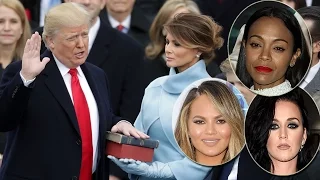 Celebs React To Donald Trump's Inauguration