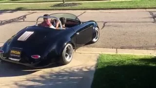 1957 Porsche 356 speedster outlaw first ride after restoration Paul Tiano