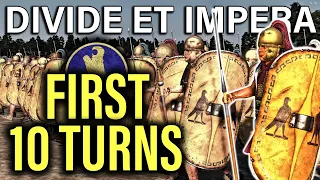 ROME 2 DIVIDE ET IMPERA PTOLEMAIOI LIVE! - The First 10 Turns Total War Faction Guide