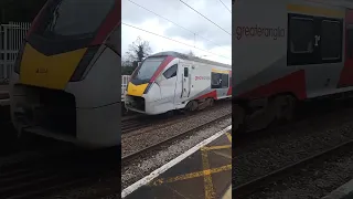 Class 745 passing through Goodmayes with a tune