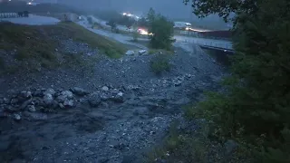 Very LONG Version debris flow - 18 août 2022 - Rieu Sec - Crue torrentielle à Saint Julien Montdenis