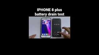 IPHONE 8 PLUS BATTERY DRAIN TEST 2023 still good?#shorts