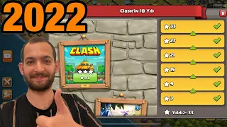 CLASH 10.YIL ETKİNLİĞİ 2022 YILI EN KOLAY 3 YILDIZ ! CLASH OF CLANS