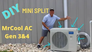 DIY Mini Split Installation (MrCool Unit Used In Video Demo) 3rd & 4th Gen MrCool Units