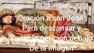 Oración a San José Dormido muy eficaz para escucharla diariamente.