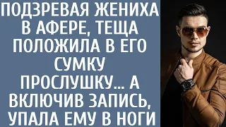 Подозревая жениха в афере, теща положила в его сумку прослушку… Включив запись, упала ему в ноги