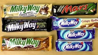 Milky Way Variety Review + Mars Hazelnut