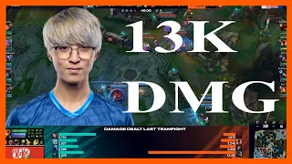 Hans sama Does Over 13k Damage In A Team Fight (MAD VS RGE)