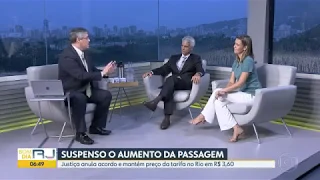 Bom Dia Rio (TV Globo): Liminar suspende aumento da passagem de ônibus no Rio