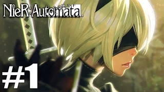 Nier Automata - Part 1 - "Prologue" Gameplay Walkthrough with No Commentary