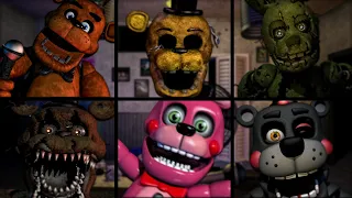 Ultimate Custom Night - ALL JUMPSCARES & ATTACKS | 1080p60