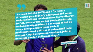 Materazzi avoue enfin ce qui a provoqué le coup de boule de Zidane