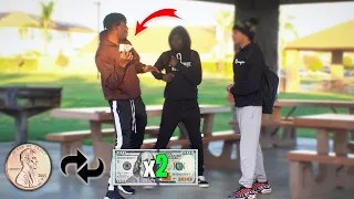 Asking Strangers for a Penny THEN Giving them $200 IN THE HOOD PT.2 | SOCIAL EXPERIMENT