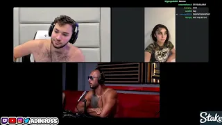 Andrew Tate Flirts with a Trans girl on Adin Ross' e-date show