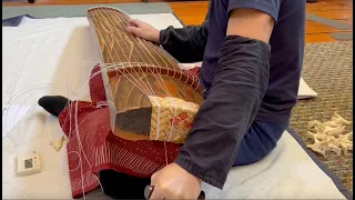 The Magical Work of Restringing Japanese Koto