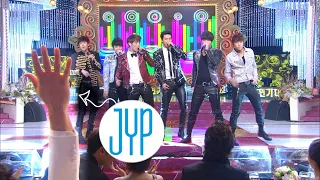 People Raising Hands: President JYP🖐 '2PM (2PM) - Hands Up' KBS Drama Awards 20111231