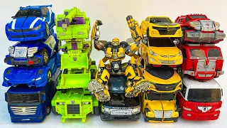 Transformers BUMBLEBEE Rise of Beasts Stopmotion - Maximals & Robot Tobot Excavator Accident Cartoon