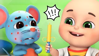 Aaj Mangalwar Hai Chuhe Ko Bukhar Hai | More Natkhat Bobo Hindi Nursery Rhymes | Hindi Balgeet