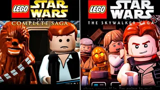 Lego Star Wars The Skywalker Saga vs The Complete Saga Graphics Comparison (Episode IV) Part 1