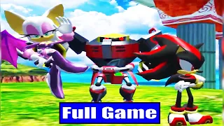 SONIC HEROES Full Game Walkthrough - No Commentary Team Dark (SONIC HEROES Full Gameplay)