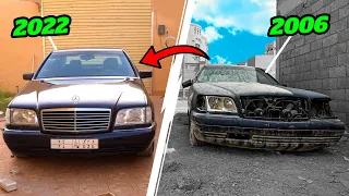 تجديد سيارة مرسيدس واقفه 16 سنه🔥🚙 (من الصفر للأخير )🤩♥️..!