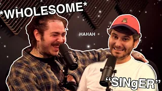 ethan and post malone being the most WHOLESOME duo