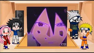 ☆Naruto Team 7 reacts to Sasuke vs Naruto| Team 7 react tiktok ☆🍥🍥🍥| Best react Compilation