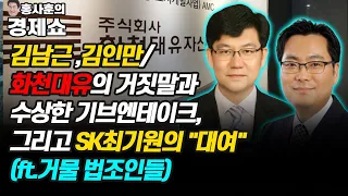 [홍사훈의 경제쇼] 화천대유의 거짓말과 수상한 기브엔테이크, 그리고 SK최기원의 "대여"(ft.거물 법조인들) | KBS 210928 방송