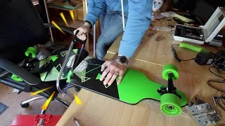 Making a folding longboard