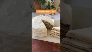 Carnivore keto cake recipe #carnivorediet #carnivorerecipes #ketocake #ketodessert #lowcarbdesserts