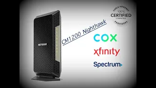 Netgear Nighthawk CM1200 Open Box and Set up