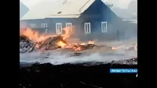 Показываем Канск в кольце огня: палы травы вплотную подошли к жилым домам