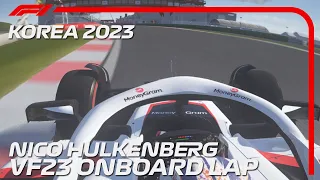 F1 2023 Nico Hulkenberg Onboard Lap Around Korea 2023 Circuit | Assetto Corsa