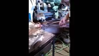 Heat Treating a Knife with an Induction Forge