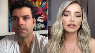 Adrián Di Monte llorando responde a las acusaciones de su ex Sandra Itzel