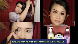 tutorial makeup dan hairdo simple untuk ke pura atau kondangan ala mank orhi