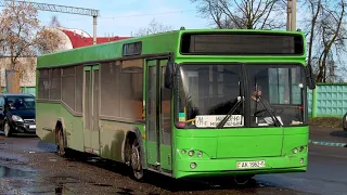 Молодечно.Поездка на автобусе МАЗ-103.562 Гос.№ АК 1962-5 Маршрут №236с (15.07.2023)