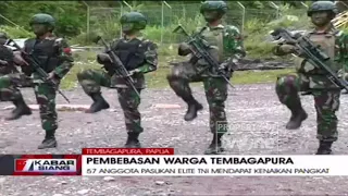 Bebaskan Sandera di Papua, 57 Prajurit TNI Naik Pangkat